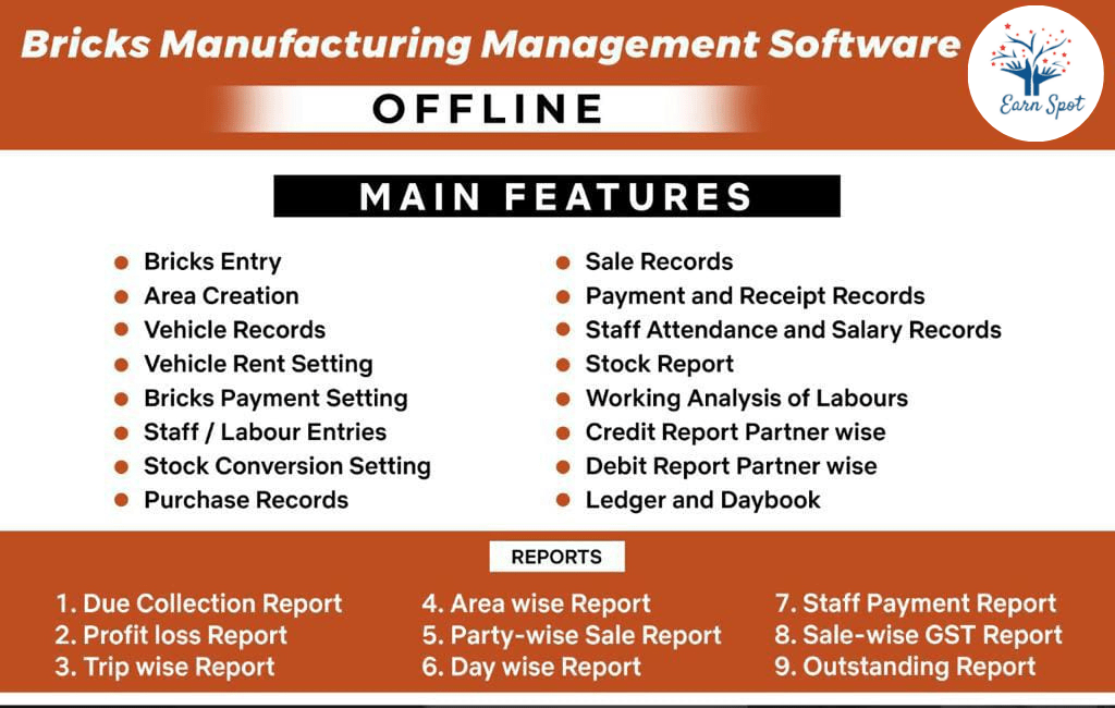 Bricks Manufacturing Management Software