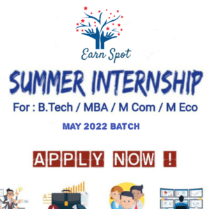 Registration started for Summer Training cum Internship